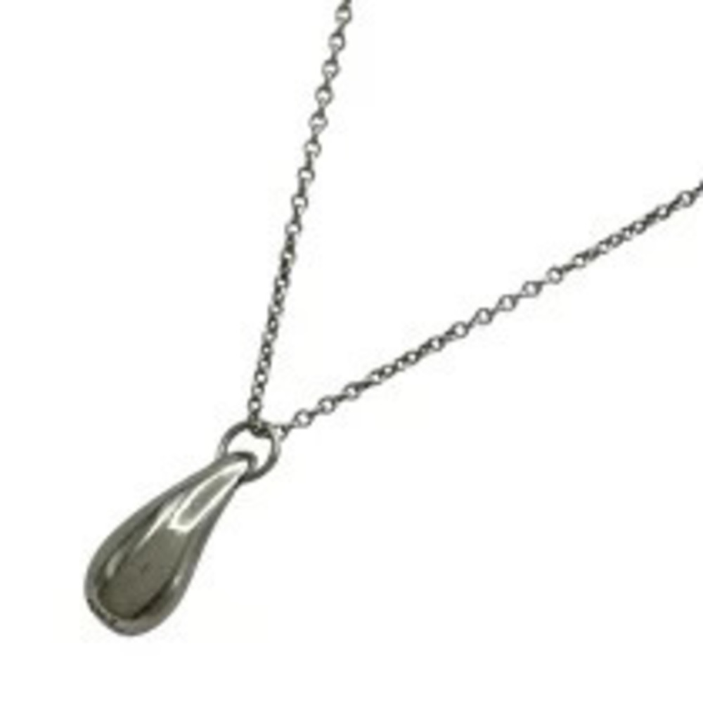 Tiffany Co Elsa Peretti Teardrop Necklace Sterling Silver
